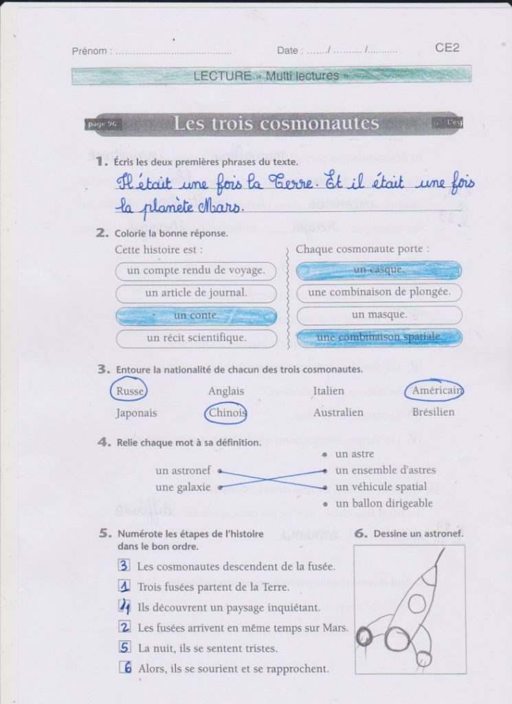 Expédition grand nord CM1 corrigée